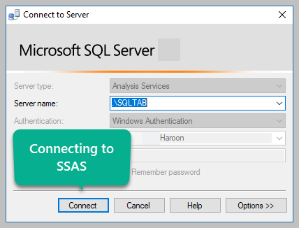 Connecting to SSAS