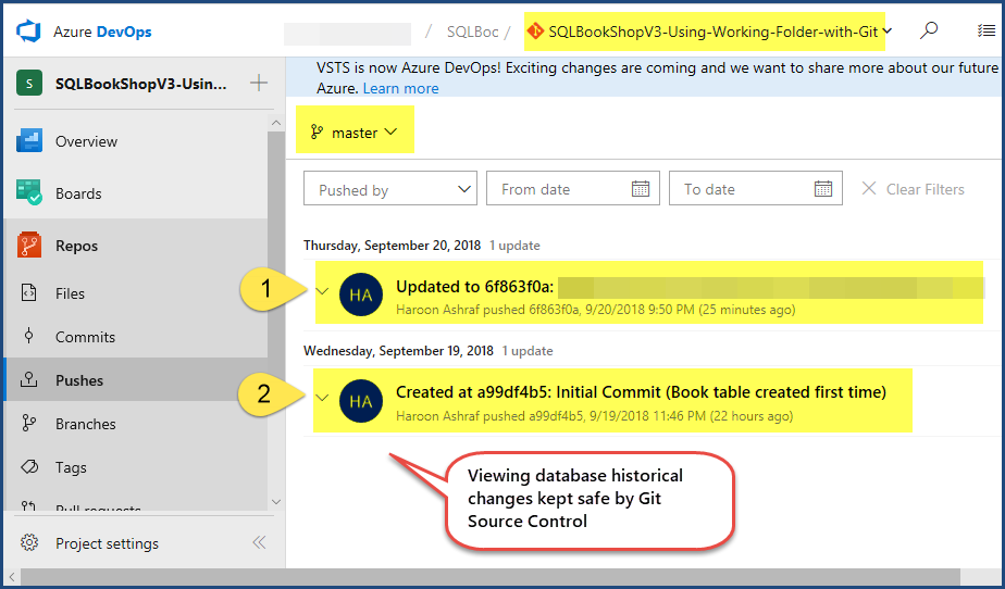 Tracking Changes is SQL Server Database