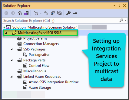 Set up an Integration Services Project to Multicast Data