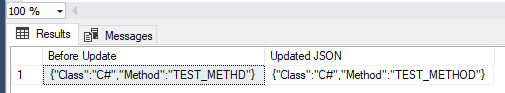 JSON Data Modification