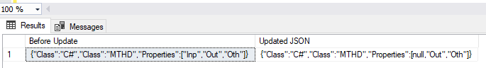 replace the array element with NULL