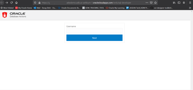 Enabling User Access to SQL Developer Web