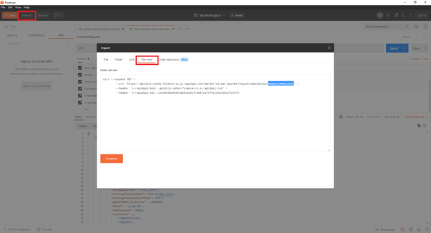 Verification Process of Yahoo Finance API