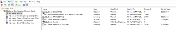 Using SSCM to Control SQL Server Startup