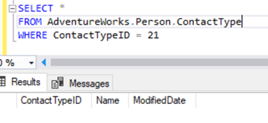 Executing a SELECT on the same table of the Publisher database