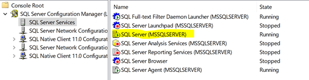 SQL Server Configuration Manager