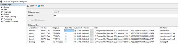 Uneven File Growth Across TempDB Data Files