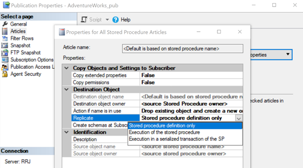 CREATE a new Stored Procedure