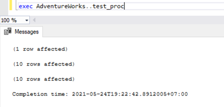 execute the procedure in the Publisher database to see how many records are tracked out