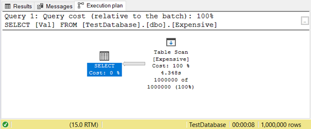 Table Scan sample