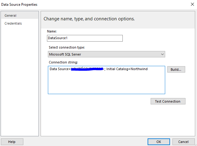 Data Source Properties