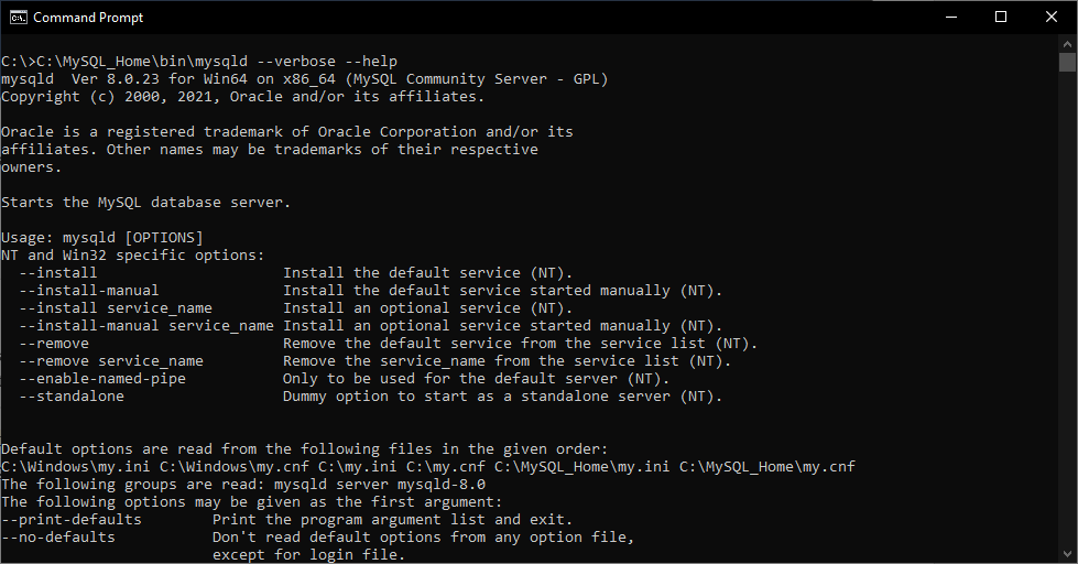 Start the Services Using the Initialization File