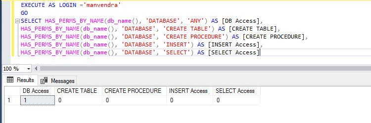 Check Database-Level Permissions