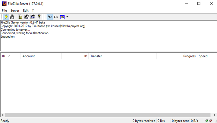 FileZilla Server