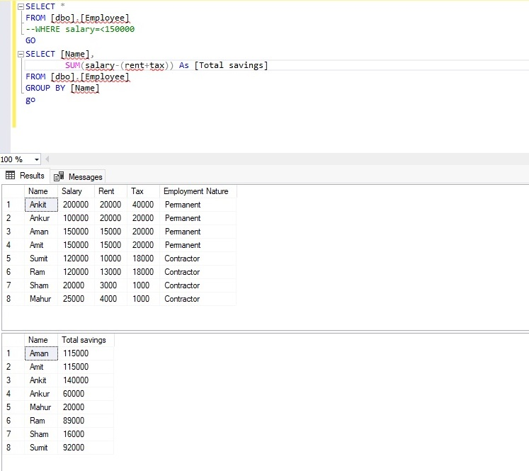 SQL SUM Function with Multiple Arithmetic Expressions