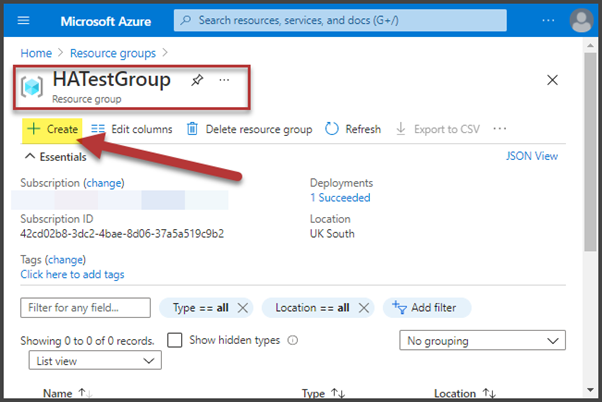 Setting up Database Server and Source Database Resource