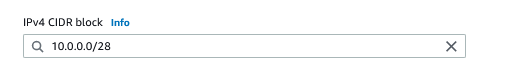  The number assigned to the subnet CIDR range must be equal to or smaller than the VPC CIDR range