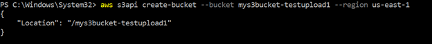 Create S3 Bucket Using AWS CLI