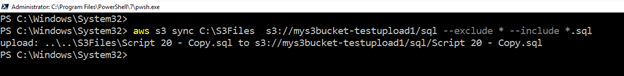 Upload New or Modified Files from Source Folder to S3 Bucket