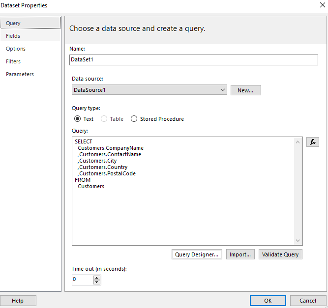 Dataset Properties